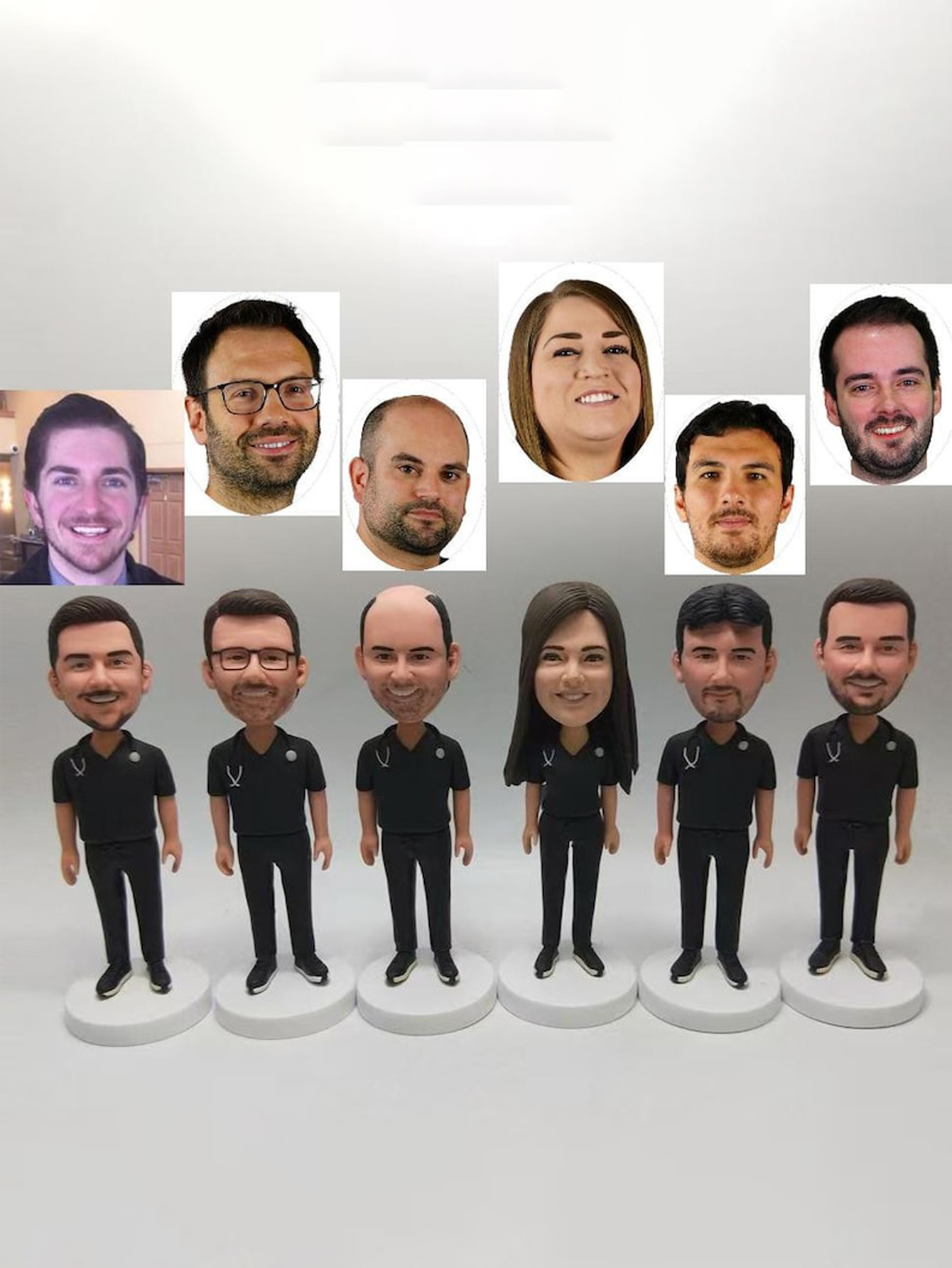 Personalized Clay Shaking Dolls, Customized Unique Gifts